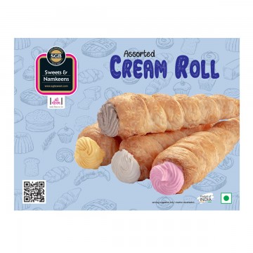 Cream Roll 4 Th Flaower - 4Pcs